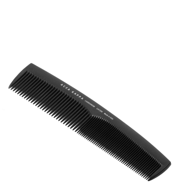 ACCA KAPPA Carbonium Comb Fine Teeth 19.5 cm