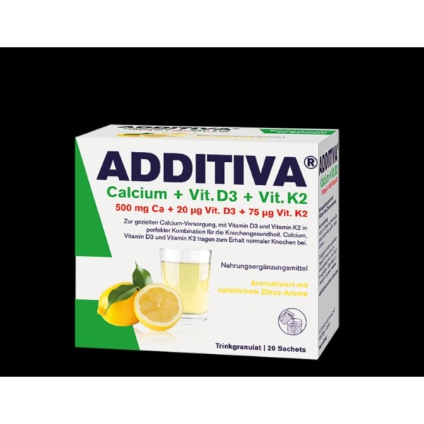 ADDITIVA Calcium+D3+K2 Granulat 60 Stk.