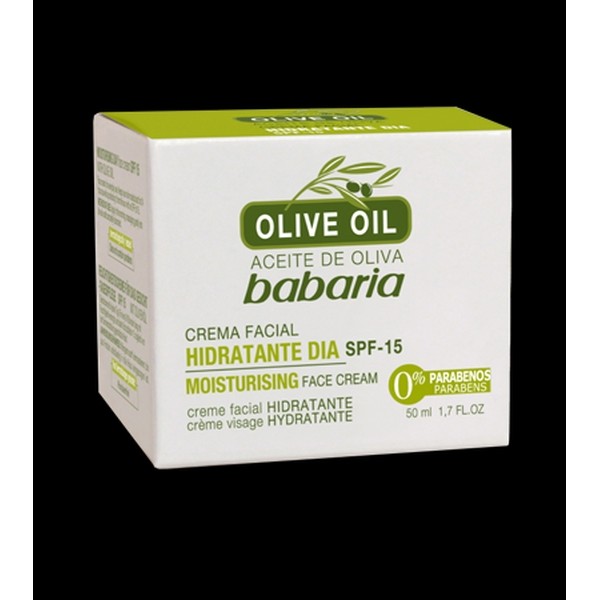 BABARIA Olivenöl Feuchtigkeitscreme LSF 15 50 ml