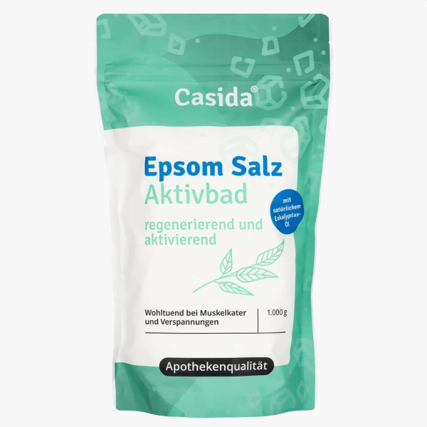 CASIDA EPSOM Salz Aktivbad mit Eukalyptus 1 kg
