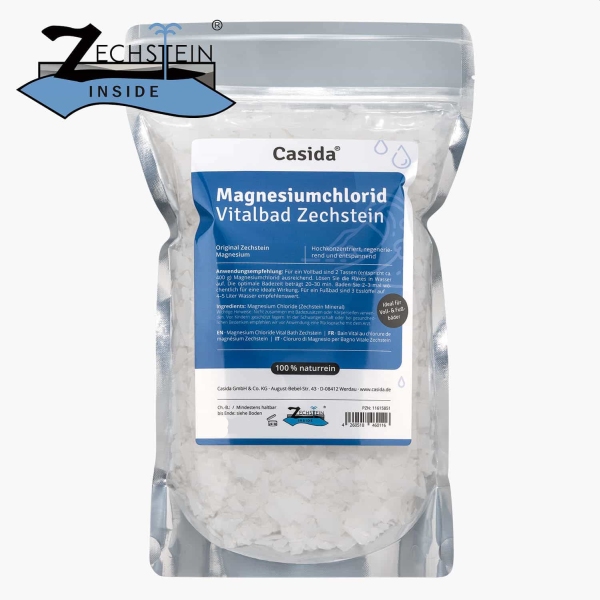 CASIDA MAGNESIUMCHLORID Vitalbad Zechstein 1 kg