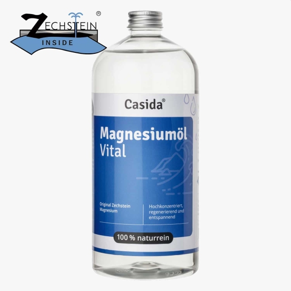 Hier sehen Sie den Artikel CASIDA Magnesiumöl Vital Zechstein Fl 1000 ml aus der Kategorie Körpermilch/Creme/Lotion/Öl/Gel. Dieser Artikel ist erhältlich bei pedro-shop.ch