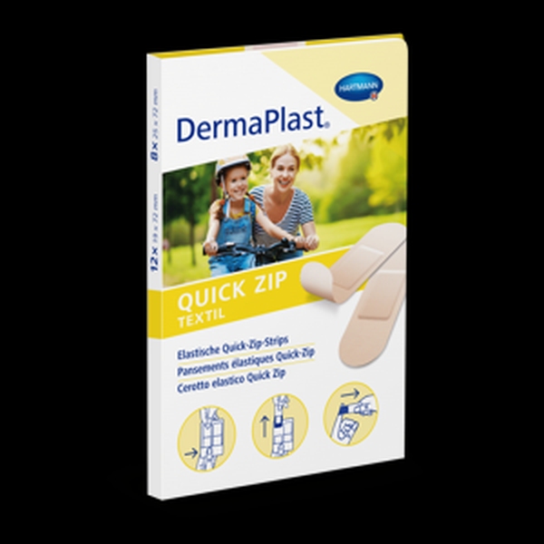 DERMAPLAST Quick Zip Pflaster 2 Grössen 20 Stk