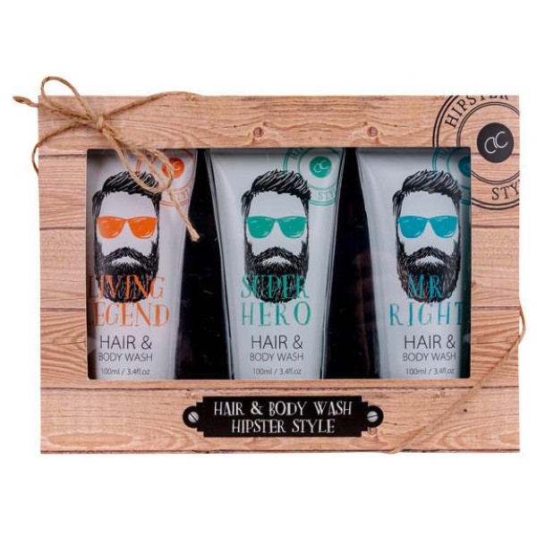 HIPSTER Style Geschenkbox 3 x 100 ml