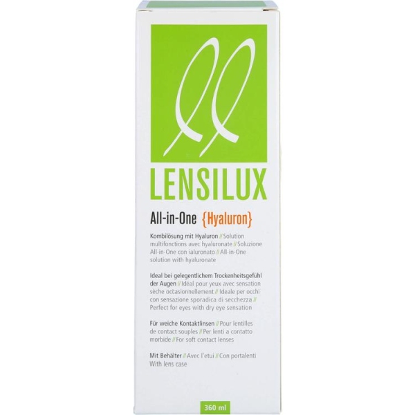 LENSILUX All-in-One Hyaluron +Behäl (neu) 360 ml