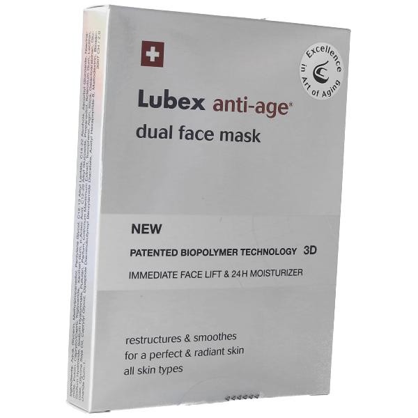 LUBEX ANTI-AGE dual face mask Btl 2 Stk