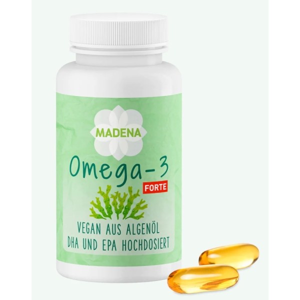 MADENA Omega-3 forte Vegan Kapseln 60 Stk