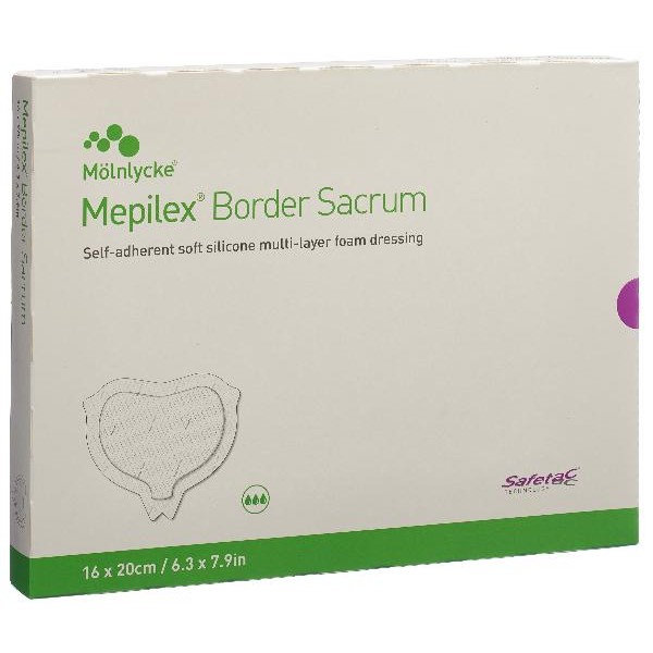 MEPILEX Border Sacrum 16x20cm 282060 5 Stk