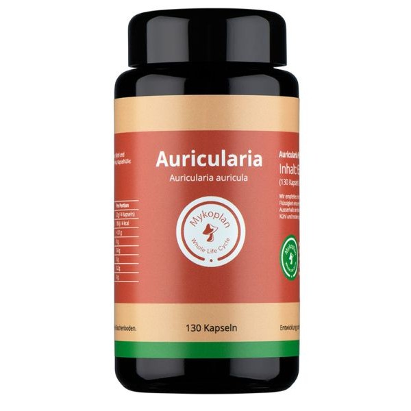 Mykoplan Vitalpilz Auricularia Bio 130 Kps.