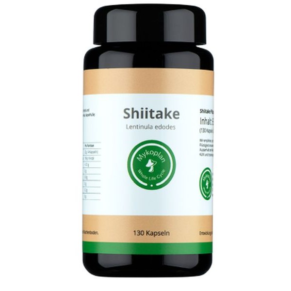 Mykoplan Vitalpilz Shitake Bio 130 Kps.