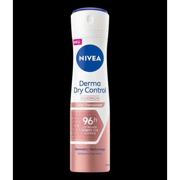 NIVEA Deo Derma Dry Control Max Spray Fem 150 ml