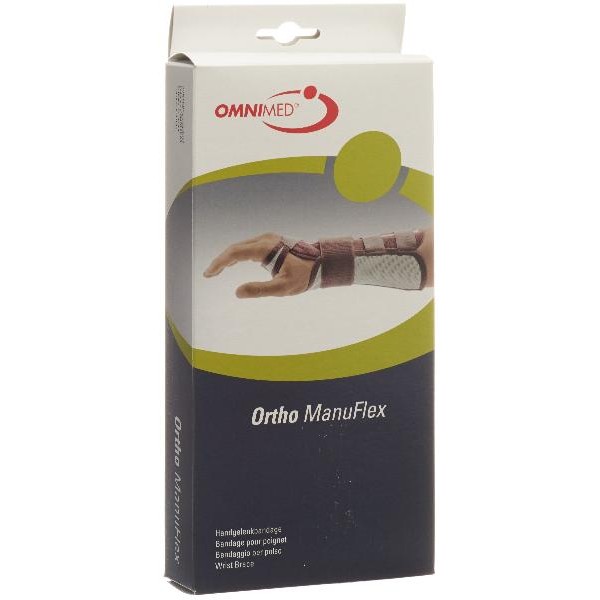 Hier sehen Sie den Artikel OMNIMED Ortho Manu Flex Handgelenk L 22cm re hf aus der Kategorie Handgelenkbandagen. Dieser Artikel ist erhältlich bei pedro-shop.ch