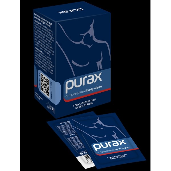 PURAX Antiperspirant Body Wipes 10 Stk