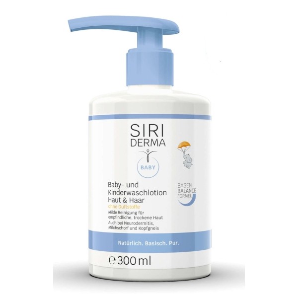 SIRIDERMA Baby- und Kinderwaschlotion Haut & Haar 300 ml