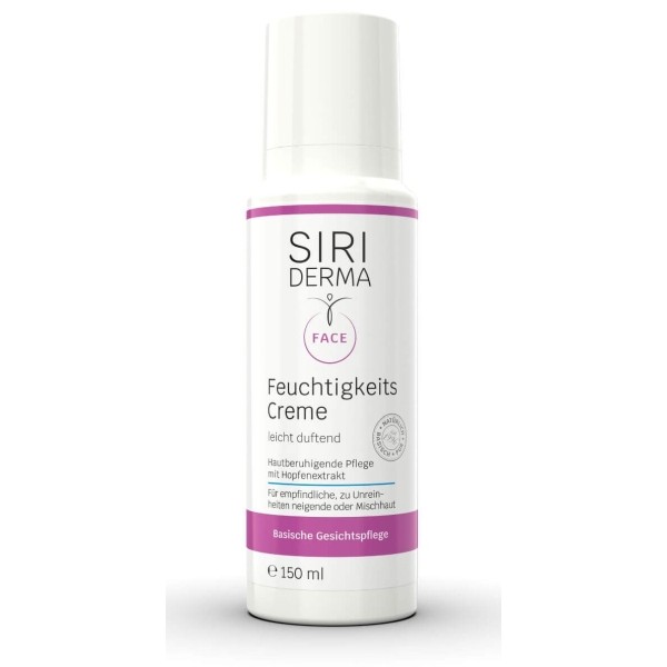 Hier sehen Sie den Artikel SIRIDERMA Feuchtigkeitscreme duftend 150 ml aus der Kategorie Gesichts-Balsam/Creme/Gel/Öl. Dieser Artikel ist erhältlich bei pedro-shop.ch