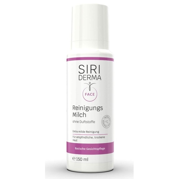 SIRIDERMA Reinigungsmilch ohne Duftstoffe 150 ml