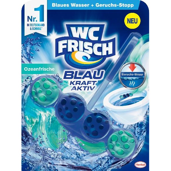 WC-FRISCH Kraft-Activ Blauspüler Ozean 50 g