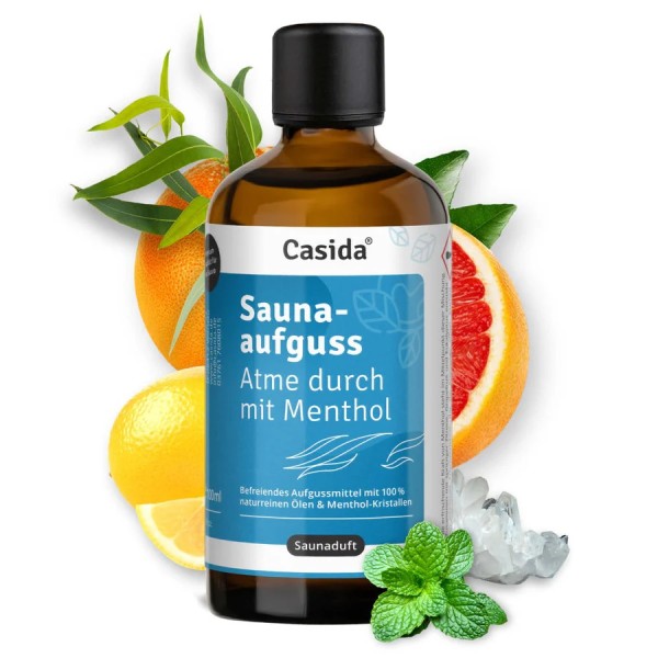 CASIDA SAUNA AUFGUSS Atme durch mit Menthol