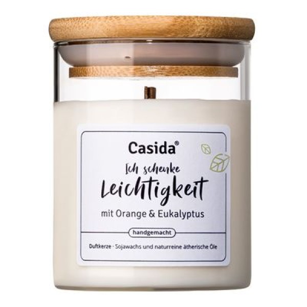 CASIDA DUFTKERZE Leichtigkeit Orange & Eukalyptus Sojawachs
