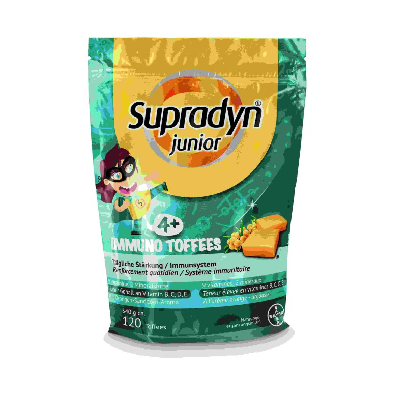 SUPRADYN junior immuno Toffees Btl 120 Stk