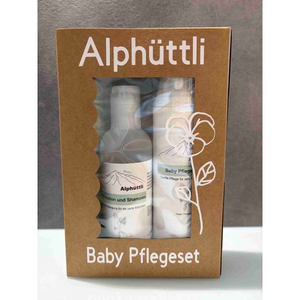 ALPHÜTTLI Cosmetics Baby Pflegeset Dusch & Lotion