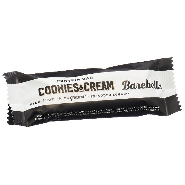 BAREBELLS Proteinriegel Cookies Cream 55 g