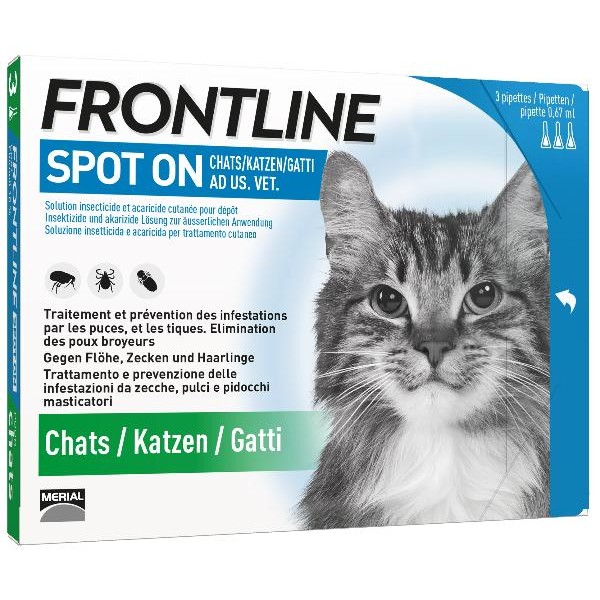 FRONTLINE Spot On Katze Liste D 3 x 0.5 ml