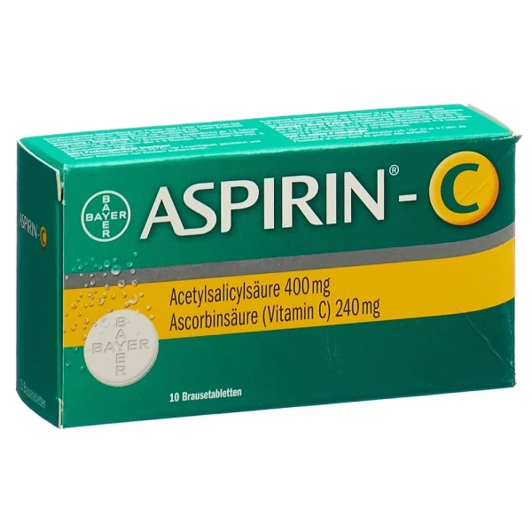Hier sehen Sie den Artikel ASPIRIN C Brausetabl 10 Stk aus der Kategorie Arzneimittel der Liste D. Dieser Artikel ist erhältlich bei pedro-shop.ch