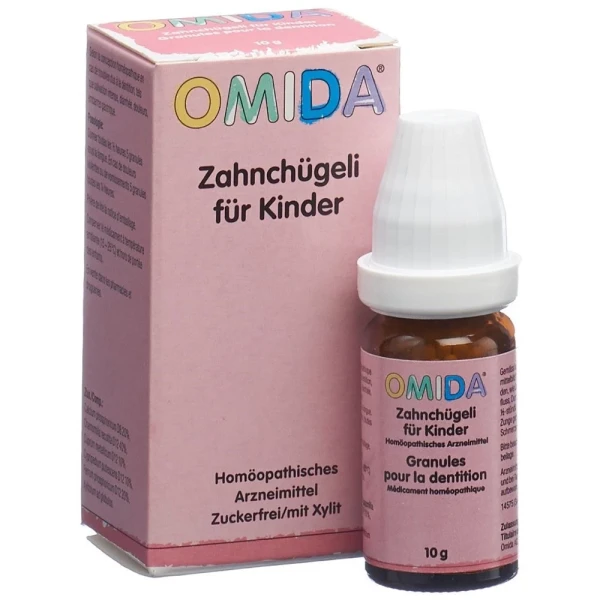 Hier sehen Sie den Artikel OMIDA Zahnchügeli für Kinder o Zucker 10 g aus der Kategorie Arzneimittel der Liste D. Dieser Artikel ist erhältlich bei pedro-shop.ch