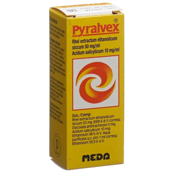 Hier sehen Sie den Artikel PYRALVEX Lös mit Pinsel 10 ml aus der Kategorie Arzneimittel der Liste D. Dieser Artikel ist erhältlich bei pedro-shop.ch