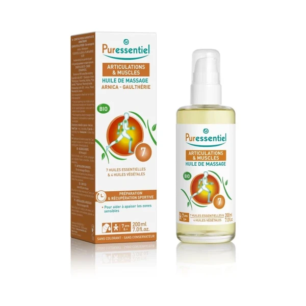 PURESSENTIEL Massageöl Muskelan Arn-Win Bio 200 ml