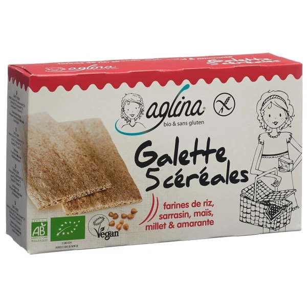 AGLINA Galette 5 Cerealien Bio 160 g