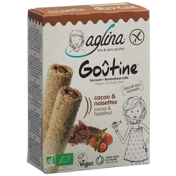 AGLINA Goûtine Kakao & Haselnuss Bio 125 g