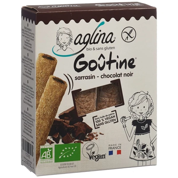 AGLINA Goûtine dunkle Schokolade Bio 125 g