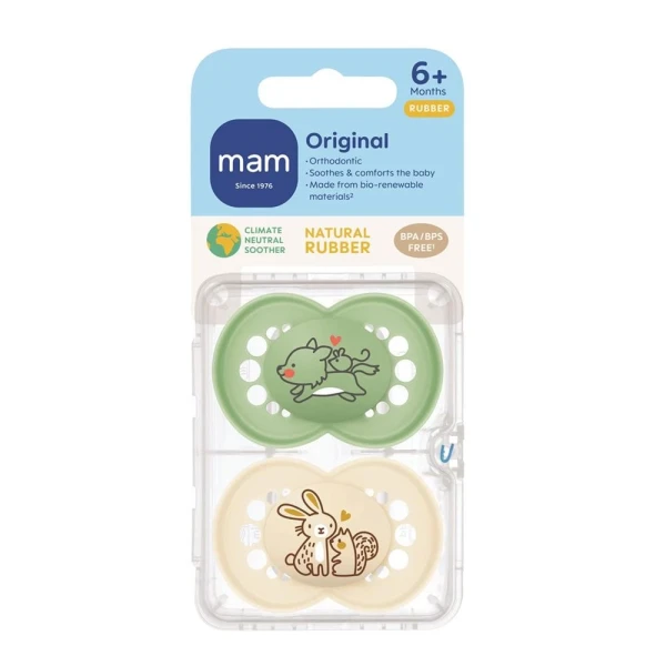 MAM Original Nuggi Pure Kautschuk 6-16m