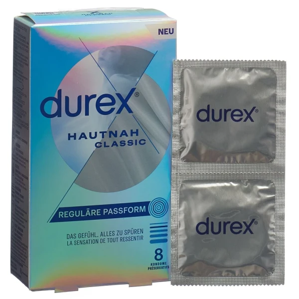 DUREX Hautnah Classic Präservativ 8 Stk