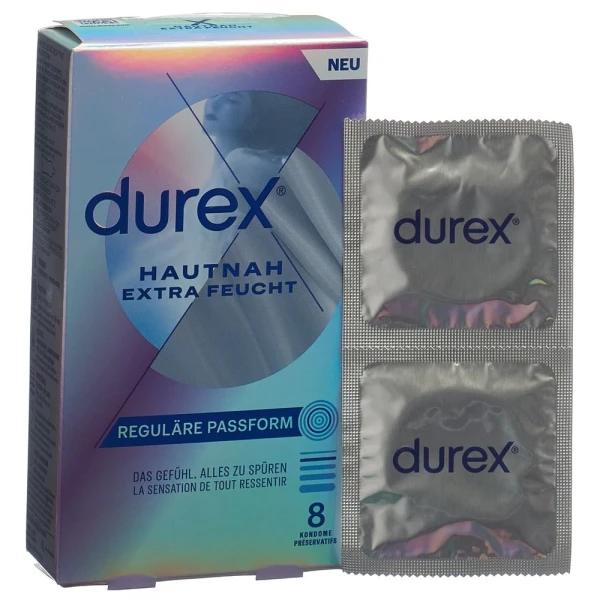 DUREX Hautnah Präservativ extra feucht 8 Stk