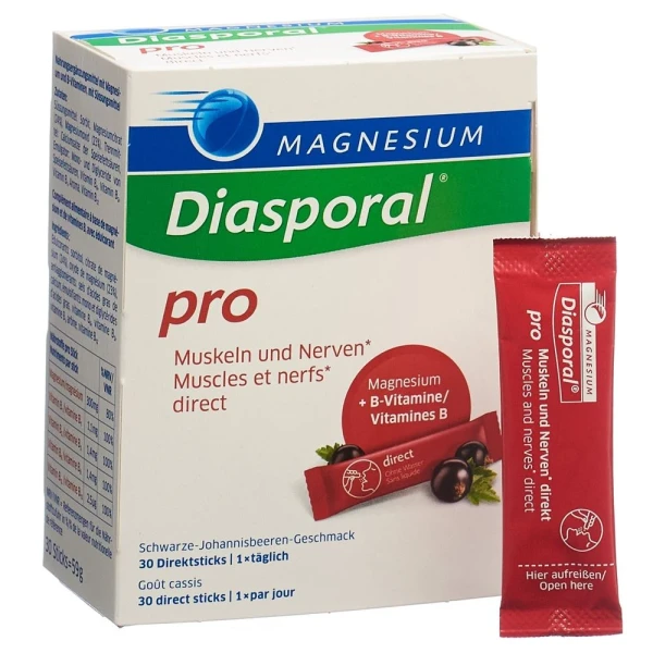 MAGNESIUM DIASPORAL Pro M+N Direct Sticks 30 Stk