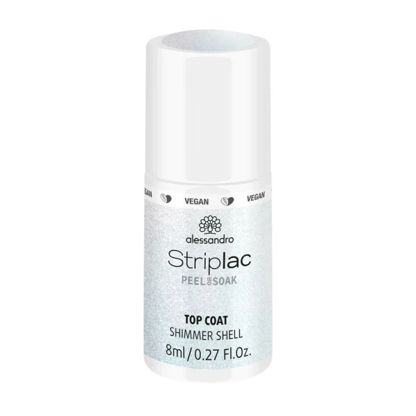 ALESSAN Striplac Top Coat Shimmer Shell 8 ml