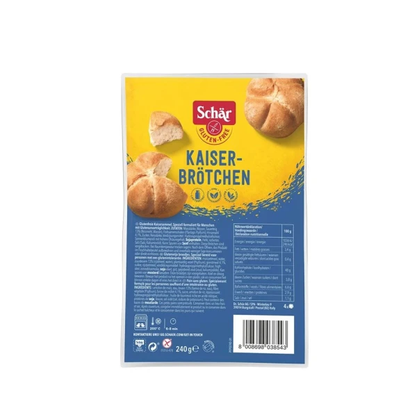 MORGA Kaiserbrötchen glutenfrei 240 g