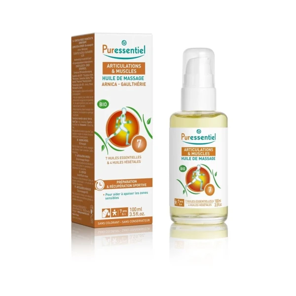 PURESSENTIEL Massageöl Muskelan Arn-Win Bio 100 ml