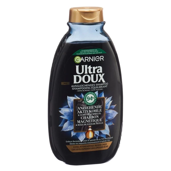 ULTRA DOUX Shampoo Charcoal Fl 300 ml