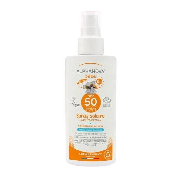 ALPHANOVA BB Sonnenmilch Spray Bio SPF50+ 125 g