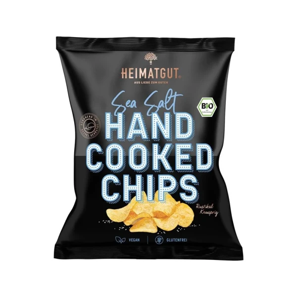 HEIMATGUT Kartoffel Chips Sea Salt 125 g