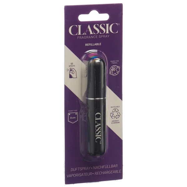 CLASSIC Duftspray nachfüllbar silber