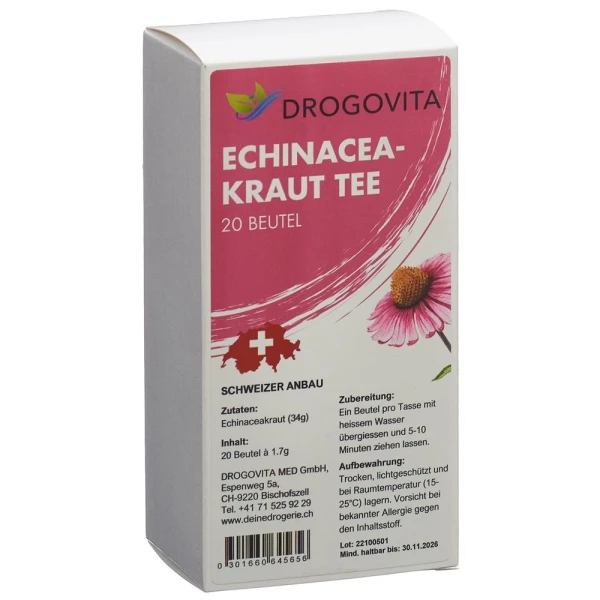 DROGOVITA Echinacea Tee Btl 20 Stk