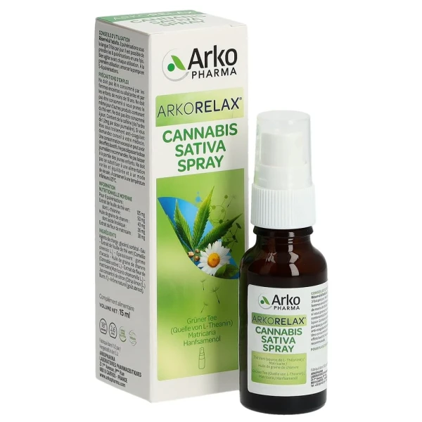 ARKORELAX Cannabis Sativa Flash Spray 15 ml