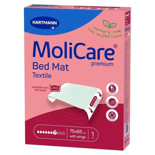 MOLICARE Premium Bed Mat 75x85cm textile 7 Tropf