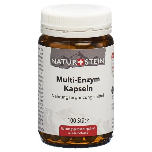 NATURSTEIN Multi- Enzym Kaps Glas 100 Stk