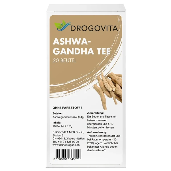 DROGOVITA Ashwagandha Tee Btl 20 Stk